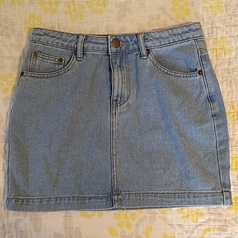 Denim Mini Skirt